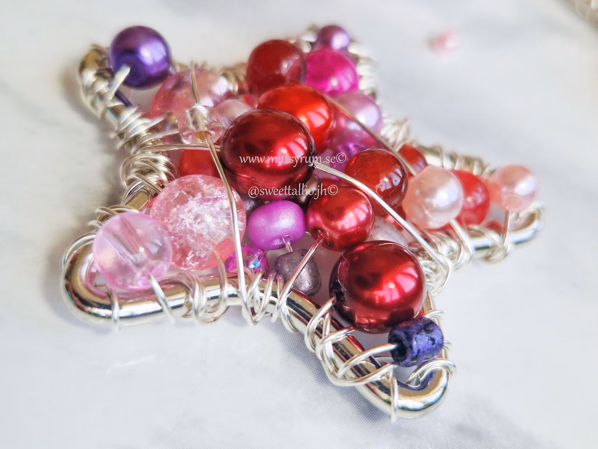 Pärlstjärna Mini Rosa