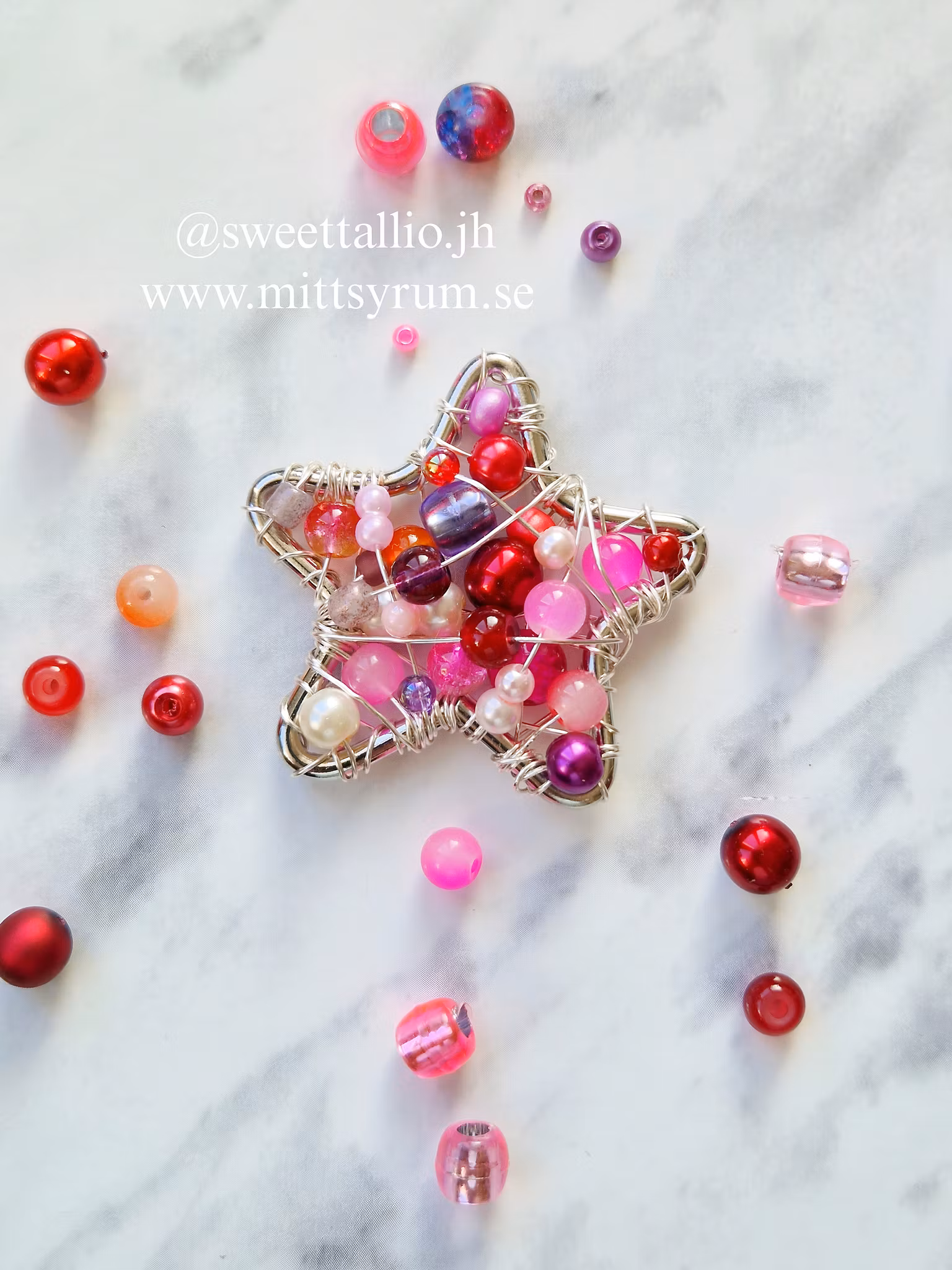 Pärlstjärna Mini Rosa