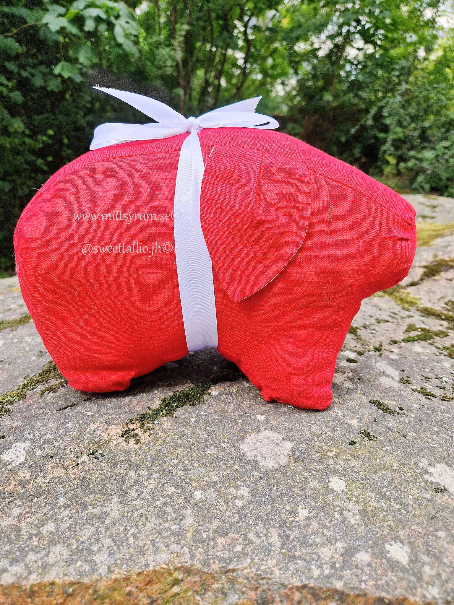 Julgris Röd