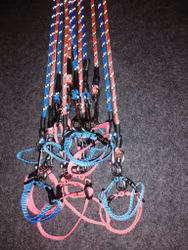 Reglerbara halsband 10 mm breda