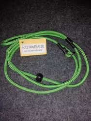 6 mm retrieverkoppel neongrön 2 längder