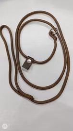 Utställningkoppel 5 mm brun