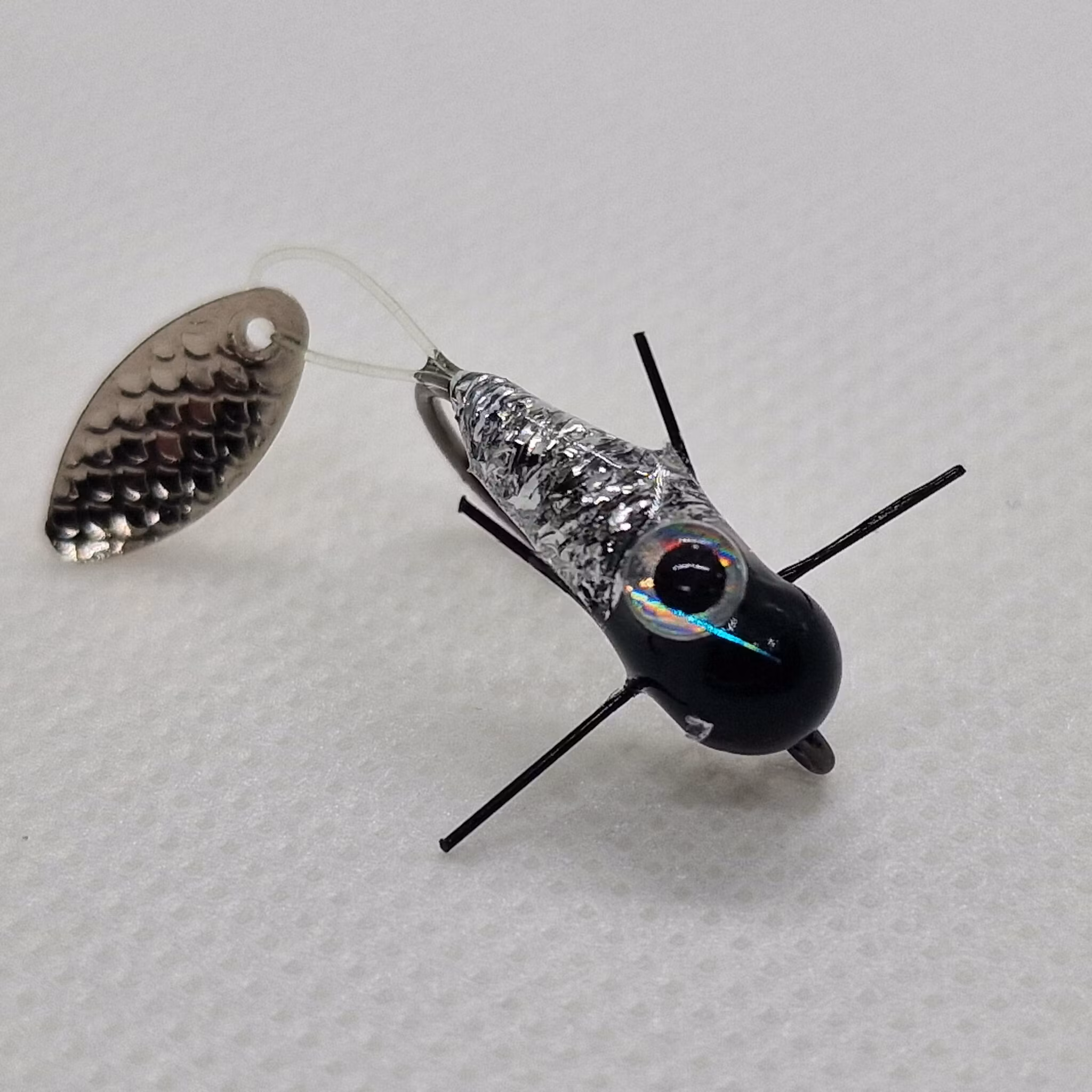TFISH CRITTER, Silver and Black,  Ahrex krok