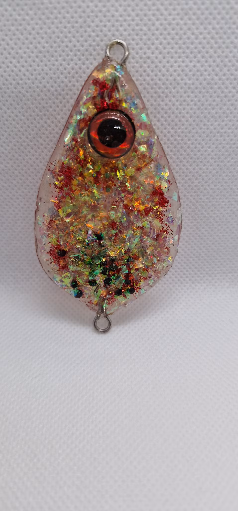 RAUTAS STINGRAY MINI,  7cm,  Pärlemor red eye ,red glitter