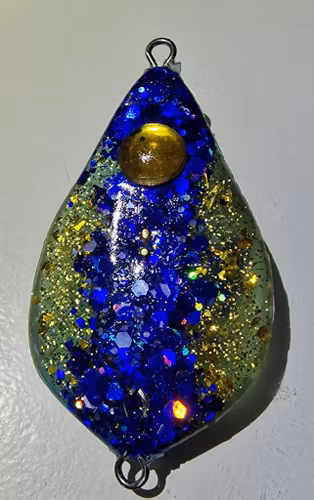 TFISH RAUTAS STINGRAY MINI,  7cm,  Blue and Gold