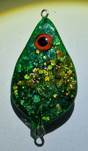 TFISH RAUTAS STINGRAY MINI,  7cm, Green and Gold