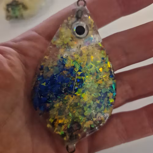 TFISH RAUTAS STINGRAY MINI,  7cm, blue pearl