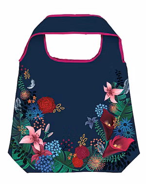 Shoppingbag, Dark Flower