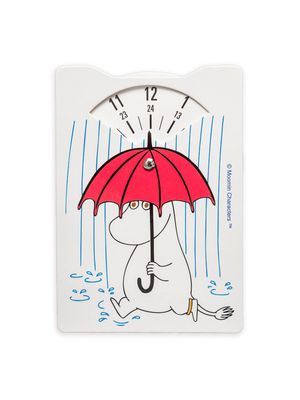 Parking disc Moomin under umbrella