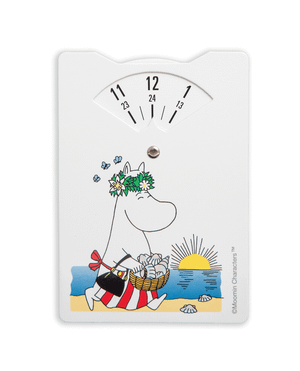 Parking disc Moomin mama at the beach