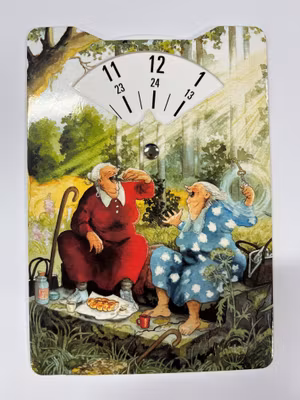 P-skiva Gummorna på picknick ( Inge Löök design)