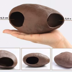 Stengrotta 17 cm - med 2 ingångar.