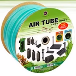 Luftslang silikon 4/6mm - Gröntonad - 100 meter