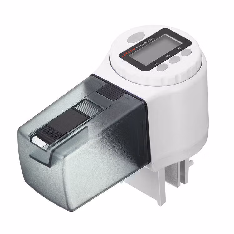 Digital foderautomat - 135ml - Vit