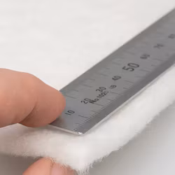 Filtermatta - Vit - Fin bomullsmatta - 100x13x0,5 cm