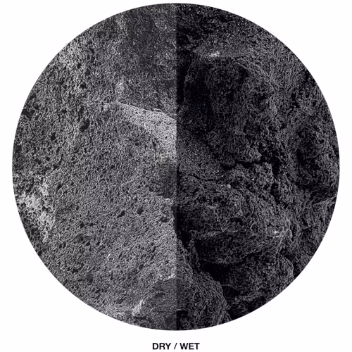 Nano sten - Darwin Black Lava rock