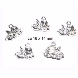 10 st berlocker / charms - babyänglar