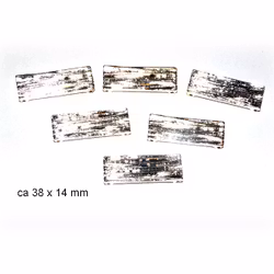 10 st mellandelar - rektangulära - ca 38 x 14 mm