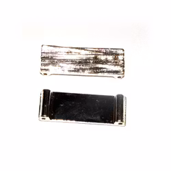 10 st mellandelar - rektangulära - ca 38 x 14 mm