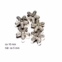 10 st mellandelar - blommor - ca 10 mm