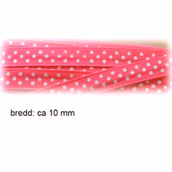 Band - ca 5 meter - ca 9-12 mm - Prickiga