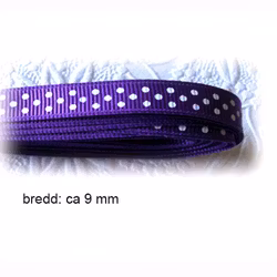 Band - ca 5 meter - ca 9-12 mm - Prickiga