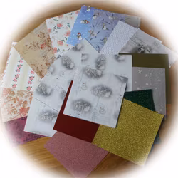 Scrapbookingspapper - ca 14-15  - ca 20 st