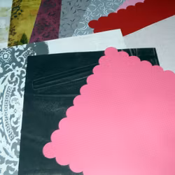 Scrapbookingspapper - ca 20 - 30 cm - ca 25 st - blommor / vintage