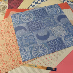 Scrapbookingspapper - ca 20 - 30 cm - ca 25 st - mix