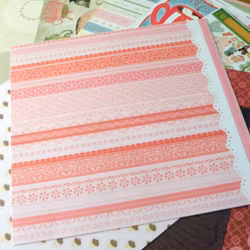 Scrapbookingspapper - ca 20 - 30 cm - ca 10 st - kaffe/te, mm
