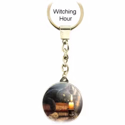 Nyckelring - häftig katt av Lisa Parker - Witching Hour