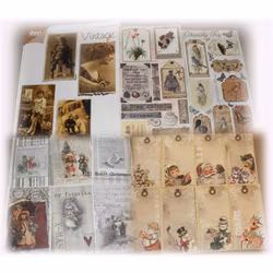 Tags, cardtoppers, bilder - mer än 120 st delar