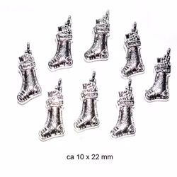9 st berlocker / charms - julstrumpor