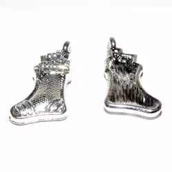 9 st berlocker / charms - julstrumpor