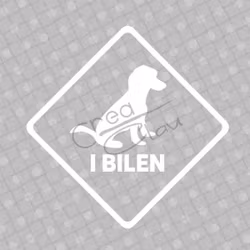 Bildekal - Pudeli bilen - svart eller vit