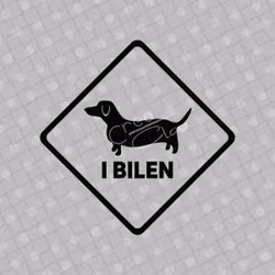 Bildekal - Tax i bilen - svart eller vit