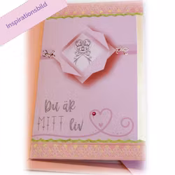 Digital fil - 4 st card toppers med text om kärlek
