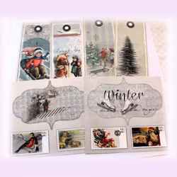 Bilder till scrapbooking/egna kort -10 st - vintagestil