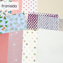 Scrapbookingspapper - ca  15 x 15 cm - 12 st