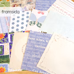 Scrapbookignspapper - 12 ark - 14 - 17 x 14 - 17 cm