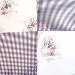 Scrapbookignspapper - påskmix - papper pch dekorationer