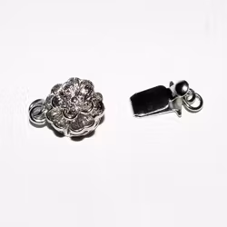 Lås - boxlås - blomma - 8 x 12 mm