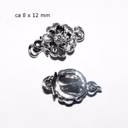 Lås - boxlås - blomma - 8 x 12 mm