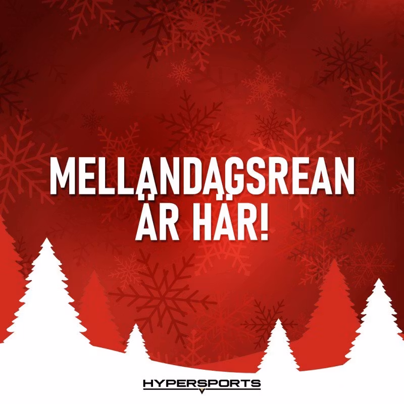 Mellandagsrean är här nu!