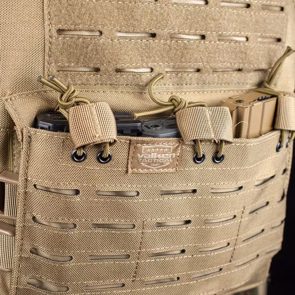 Valken Plate Carrier LC Tan - Missfärgat exemplar