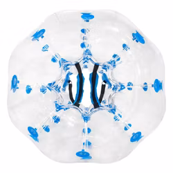 Games2U Bumper Ball / Bubble Ball Barn 1.2m Blue/Clear PVC