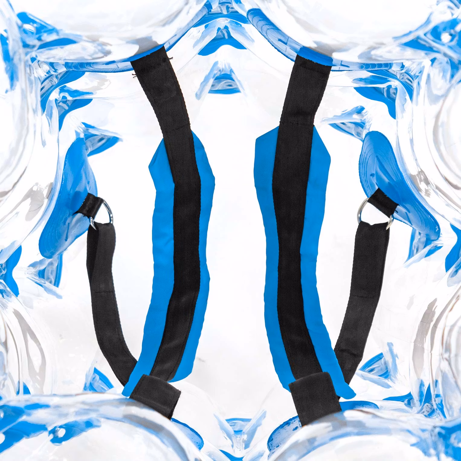 Games2U Bumper Ball / Bubble Ball Barn 1.2m Blue/Clear PVC