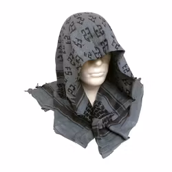 First Strike Shemagh Grey/Black