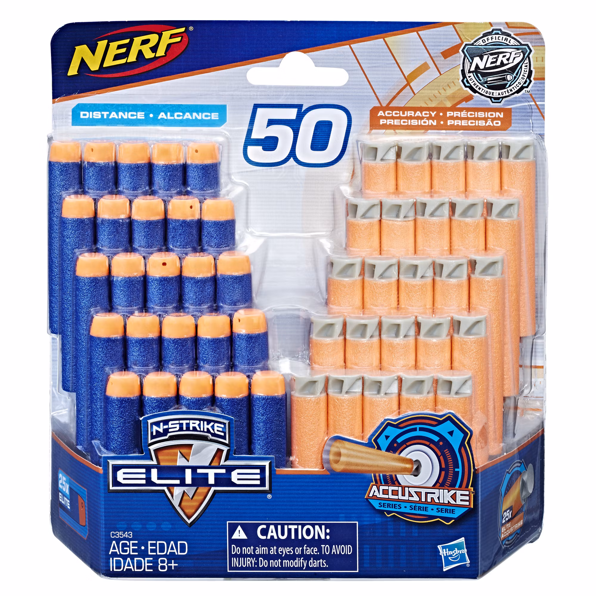 Recambio de dardos NERF N-Strike Elite Accustrike 50