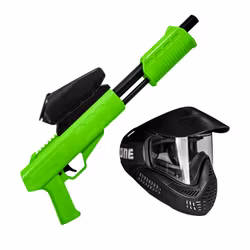 (Paket) FIELDpb Blaster Lime w/ Loader + ONE Goggle Black
